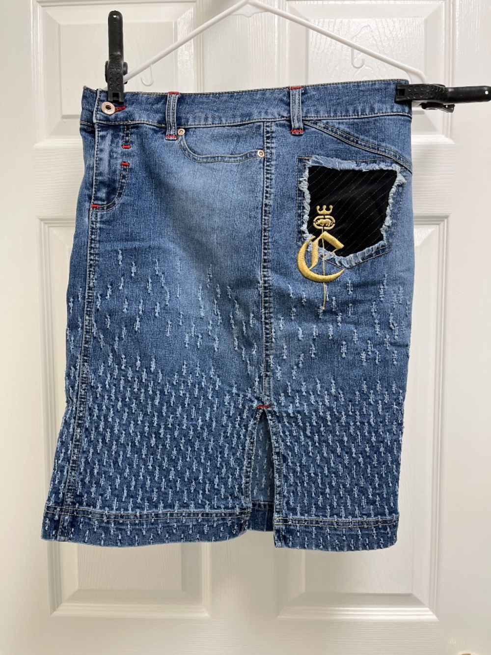 Eckored Women's Denim Vest (M/M/M) and Skirt 7 - Picture 13 of 15
